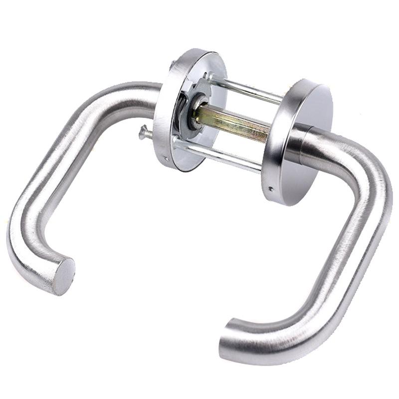 Stainless Steel Fire Door Handle Lever, Durable Passage Hardware