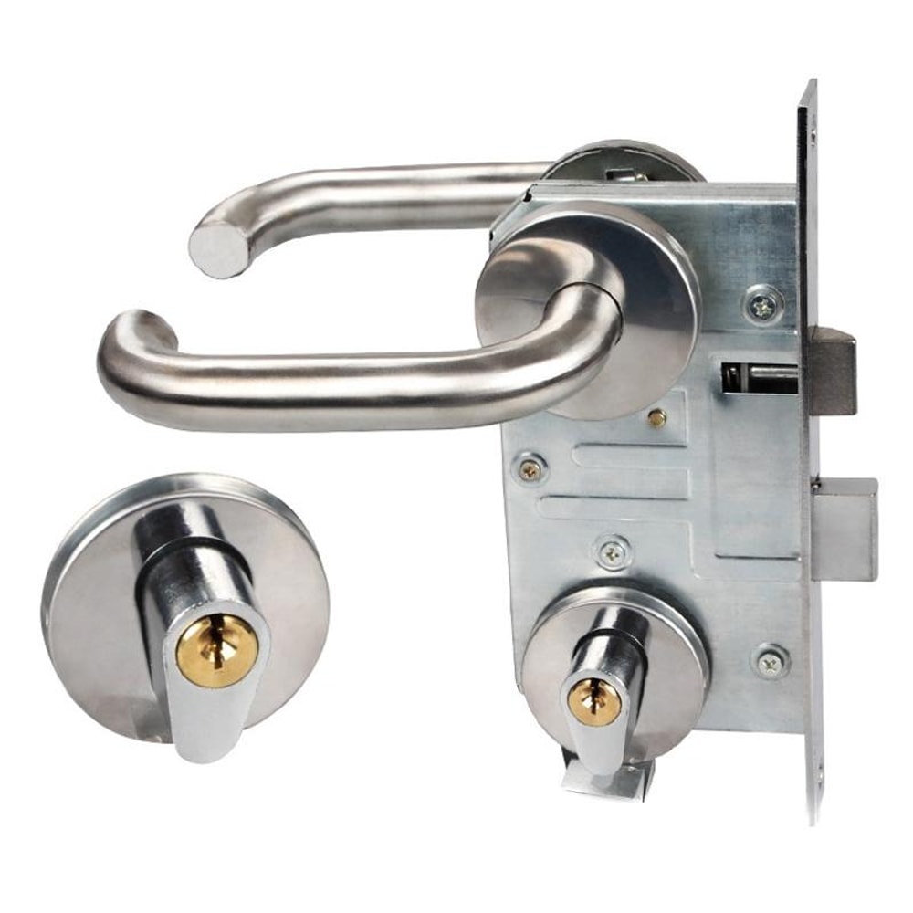 Stainless Steel Fire Door Handle Lever, Durable Passage Hardware