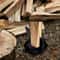 Pro Heavy Duty Manual Wood Splitter Safe Firewood Cutting Tool 5