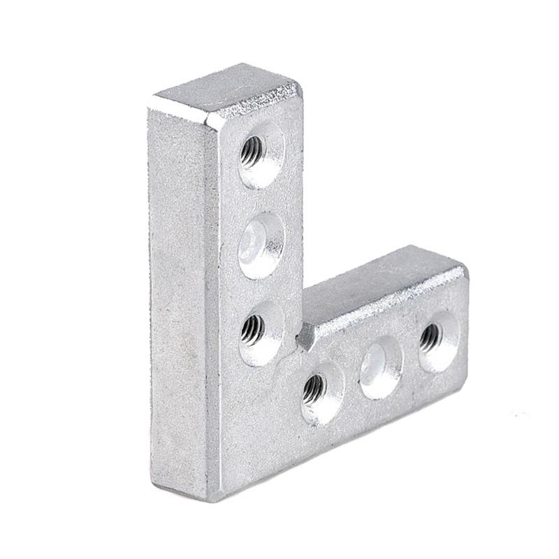 Heavy-Duty 90° Zinc Alloy Furniture Angle Bracket for Doors & Windows