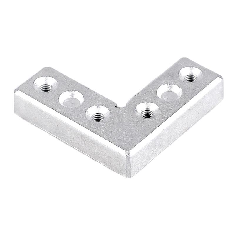 Heavy-Duty 90° Zinc Alloy Furniture Angle Bracket for Doors & Windows