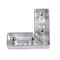 Heavy-Duty 90° Zinc Alloy Furniture Angle Bracket for Doors & Windows