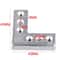 Heavy-Duty 90° Zinc Alloy Furniture Angle Bracket for Doors & Windows