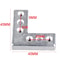 Heavy-Duty 90° Zinc Alloy Furniture Angle Bracket for Doors & Windows