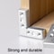 Heavy-Duty 90° Zinc Alloy Furniture Angle Bracket for Doors & Windows