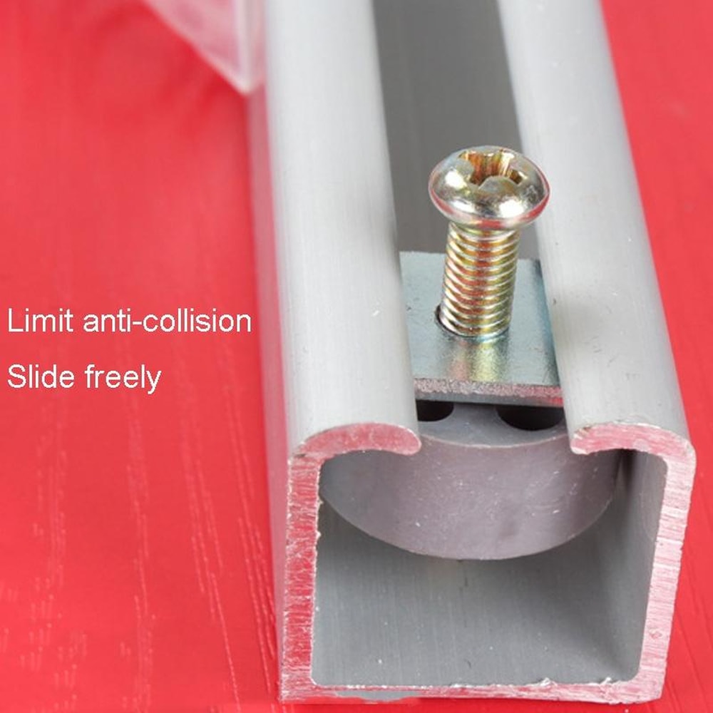 Premium Sliding Glass Door Stopper & Track Stopper, Durable Shower Door Accessories