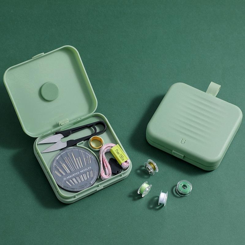 Magnetic DoubleLayer Sewing Box Set With Tools 2