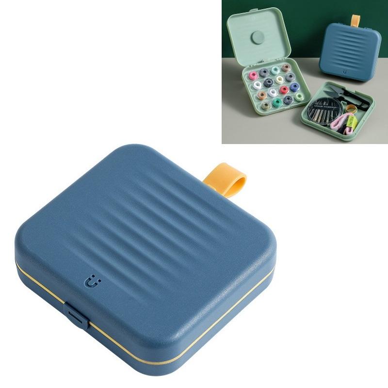Magnetic DoubleLayer Sewing Box Set With Tools 8