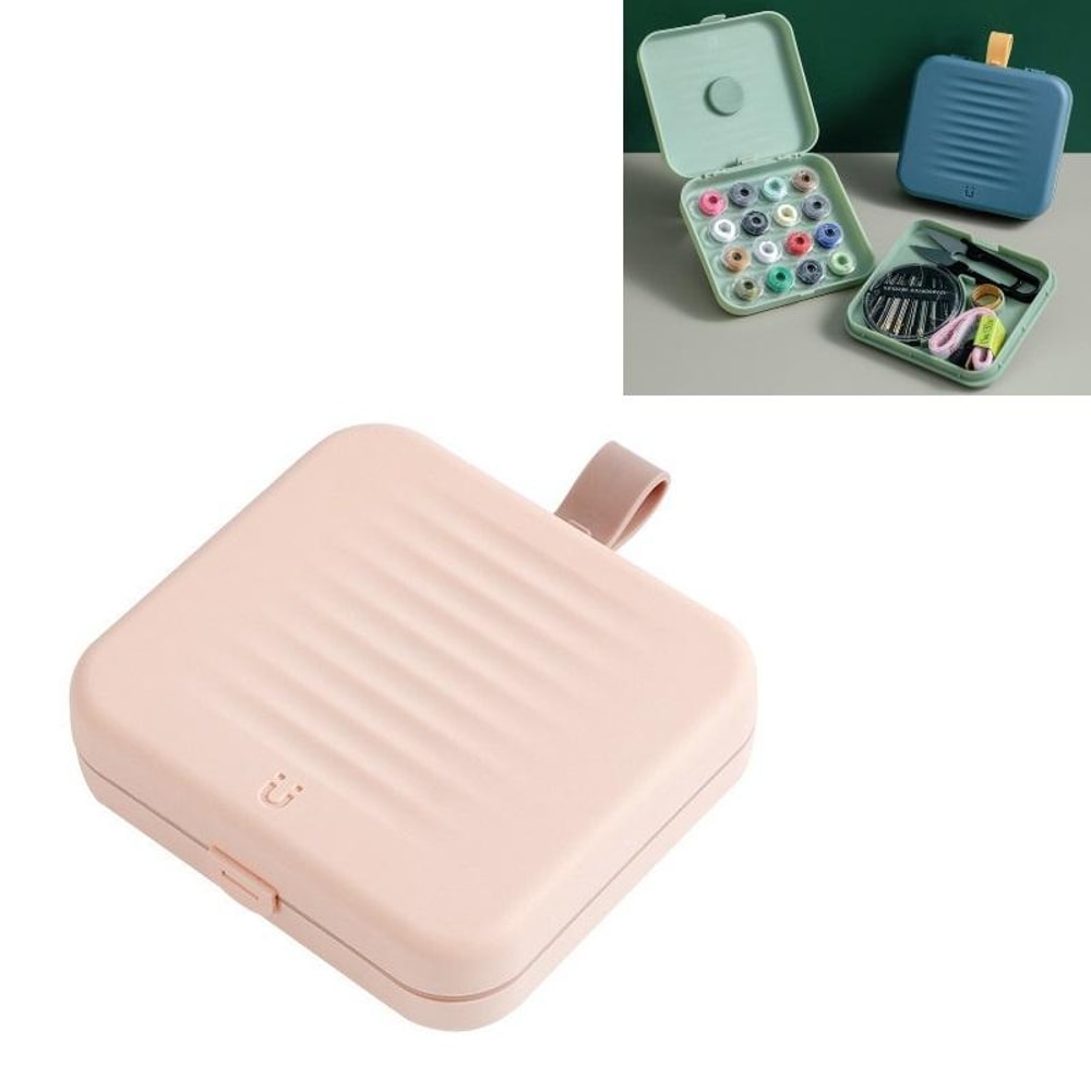 Magnetic DoubleLayer Sewing Box Set With Tools 7