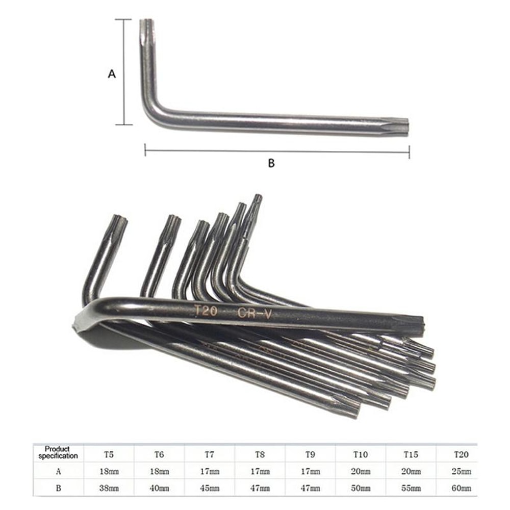 8pcs Hexagon Torx Screwdriver Multifunction Tool Set 4