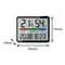 Magnetic LCD Digital Alarm Clock With Temperature Humidity Display 2