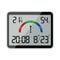 Magnetic LCD Digital Alarm Clock With Temperature Humidity Display 11