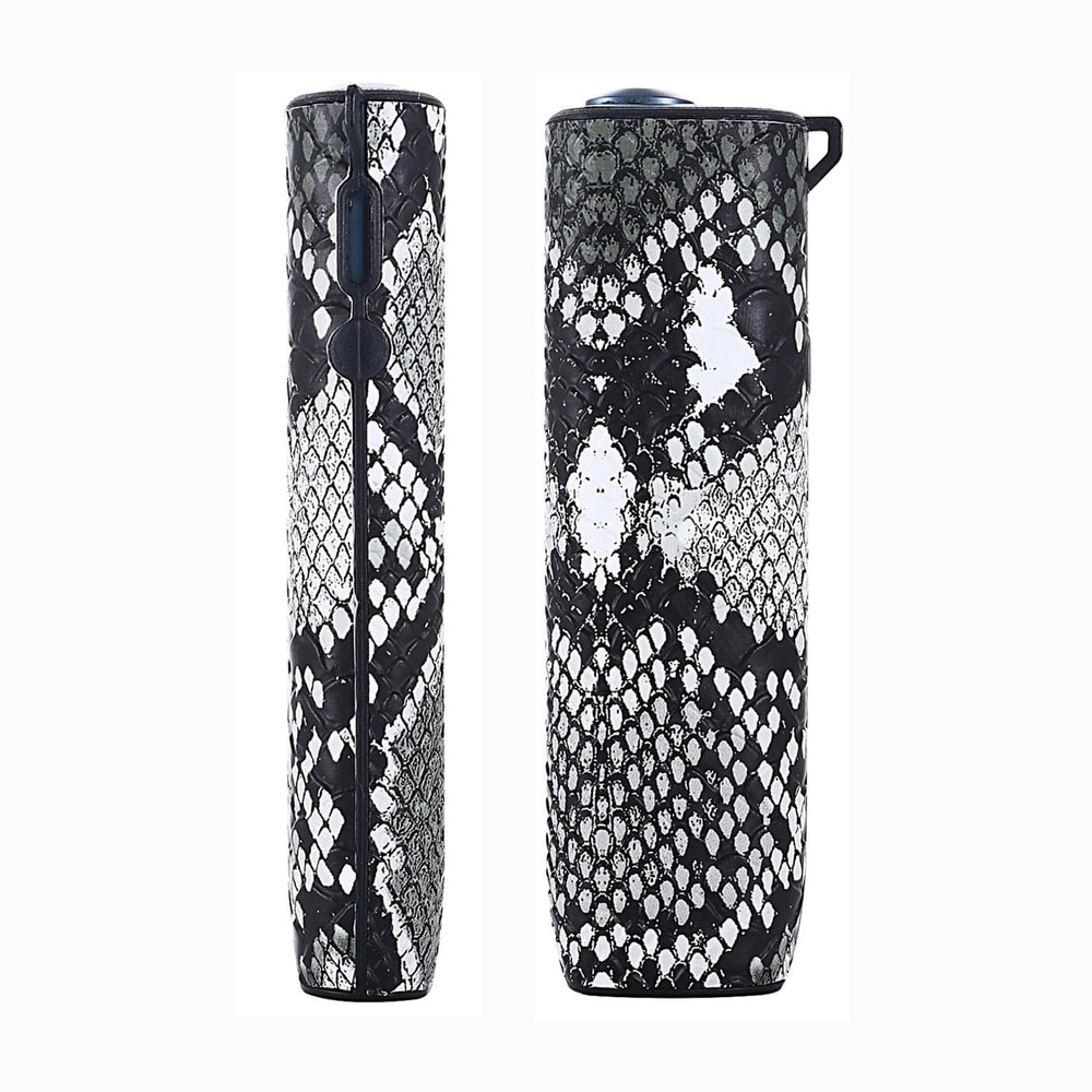 Snake Pattern TPU PU Electronic Cigarette Case With Lanyard Stylish Protective 2