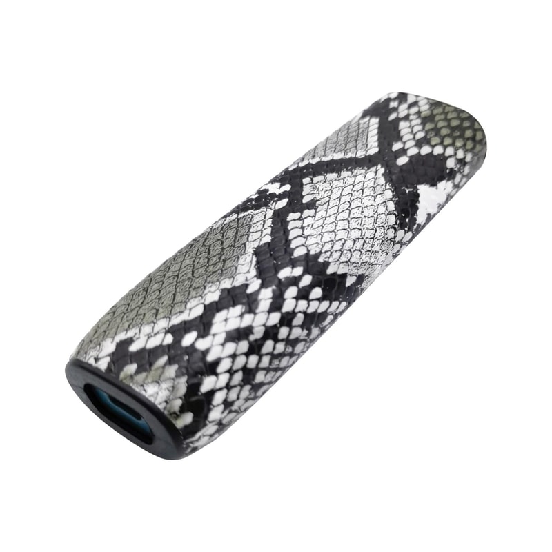 Snake Pattern TPU PU Electronic Cigarette Case With Lanyard Stylish Protective 3