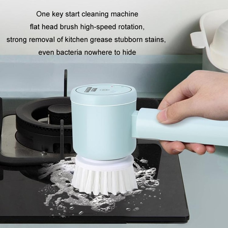 Multifunctional Handheld Wireless Electric Scrub Brush Powerful Cleaning Tool 3