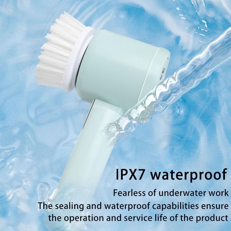 Multifunctional Handheld Wireless Electric Scrub Brush Powerful Cleaning Tool 5