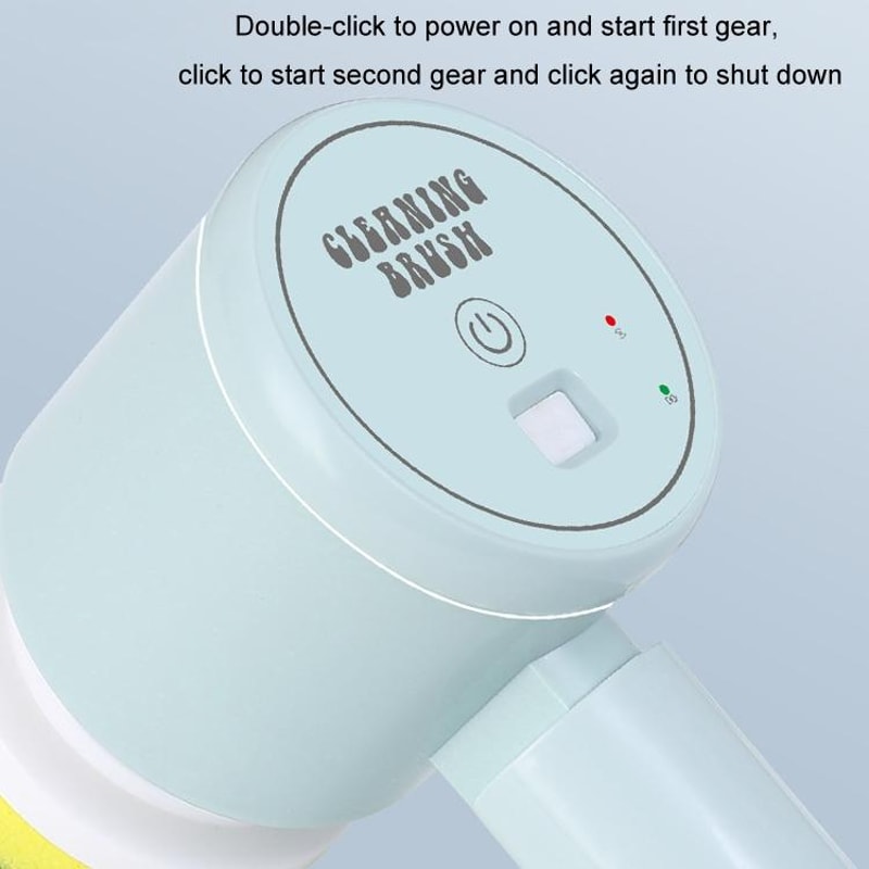 Multifunctional Handheld Wireless Electric Scrub Brush Powerful Cleaning Tool 7