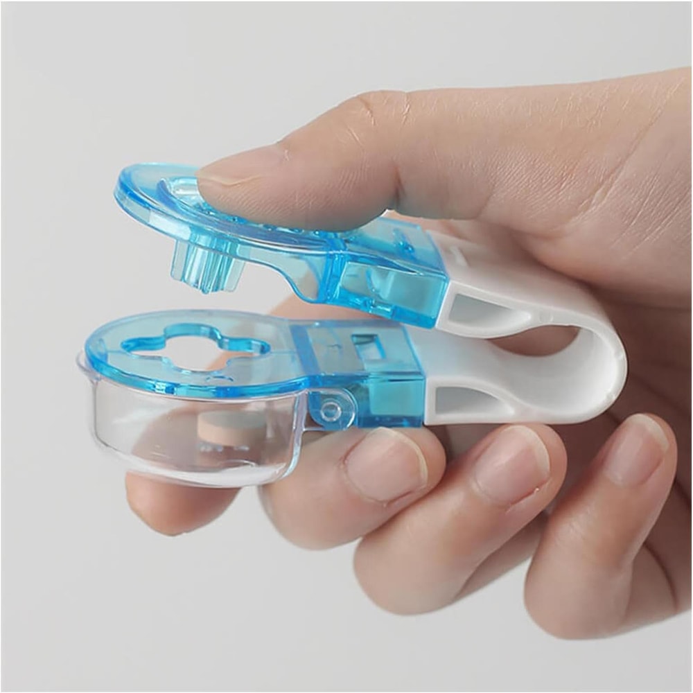 Compact Portable Pill Organizer Tablet Box With Blister Pack Opener 4