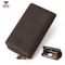 RFID Leather Men Long Wallet MultiCard Zipper 2