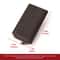 RFID Leather Men Long Wallet MultiCard Zipper 4