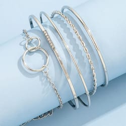 adjustable leaf diamond lace bracelet, elegant alloy jewelry