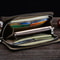 Long Saffiano Leather Wallet Large Capacity Zip Clutch 7