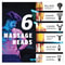 20Speed Touch Control Massage Gun With 6 Interchangeable Heads For Deep Muscle Relief 6