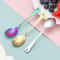 Premium Stainless Steel Water Droplet Ice Cream Coffee Spoon 2