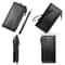 Men Retro Long Wallet With Hand Strap PU Leather Clutch Mobile Bag 1