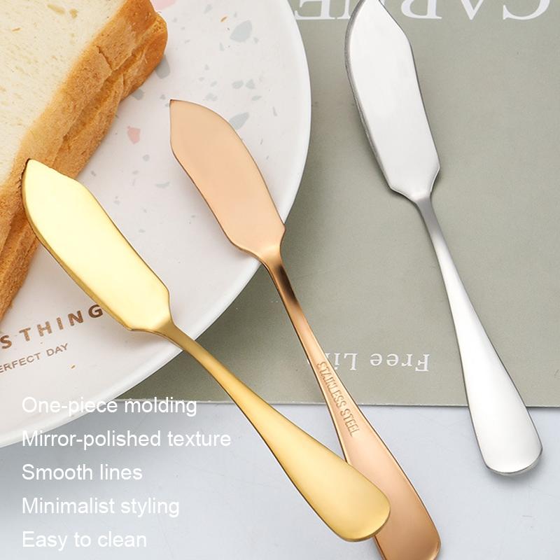 Premium Stainless Steel Butter Knife Avocado Spreader Smooth Durable Spatula 1