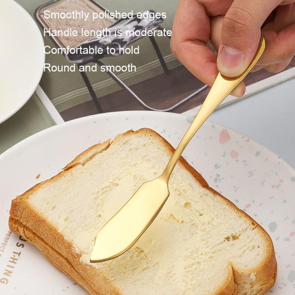 Premium Stainless Steel Butter Knife Avocado Spreader Smooth Durable Spatula 4