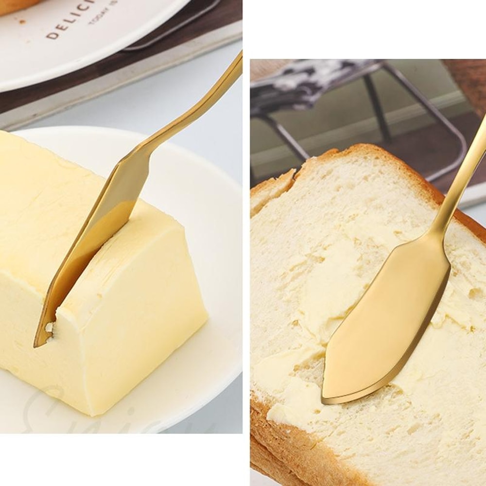 Premium Stainless Steel Butter Knife Avocado Spreader Smooth Durable Spatula 6