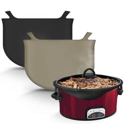 6qt reusable silicone slow cooker liners, leakproof crock pot accessory