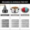 6QT Reusable Silicone Slow Cooker Liners Leakproof Crock Pot Accessory 2