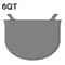 6QT Reusable Silicone Slow Cooker Liners Leakproof Crock Pot Accessory 6