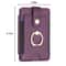 Premium PU Leather Mobile Phone Card Holder With Ring 2