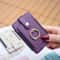 Premium PU Leather Mobile Phone Card Holder With Ring 0