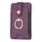 Premium PU Leather Mobile Phone Card Holder With Ring 6
