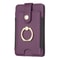 Premium PU Leather Mobile Phone Card Holder With Ring 6