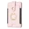 Premium PU Leather Mobile Phone Card Holder With Ring 7