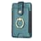 Premium PU Leather Mobile Phone Card Holder with Ring