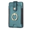 Premium PU Leather Mobile Phone Card Holder with Ring