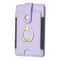 Premium PU Leather Mobile Phone Card Holder With Ring 11