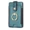 Premium PU Leather Mobile Phone Card Holder With Ring 12