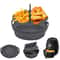 Premium 2 Layer Silicone Air Fryer Tray Insert With Handles Reusable Foldable Air Fryer Basket 1