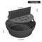 Premium 2 Layer Silicone Air Fryer Tray Insert With Handles Reusable Foldable Air Fryer Basket 2