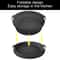 Premium 2 Layer Silicone Air Fryer Tray Insert With Handles Reusable Foldable Air Fryer Basket 3