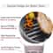 Premium 2 Layer Silicone Air Fryer Tray Insert With Handles Reusable Foldable Air Fryer Basket 4