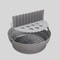 Premium 2 Layer Silicone Air Fryer Tray Insert With Handles Reusable Foldable Air Fryer Basket 11