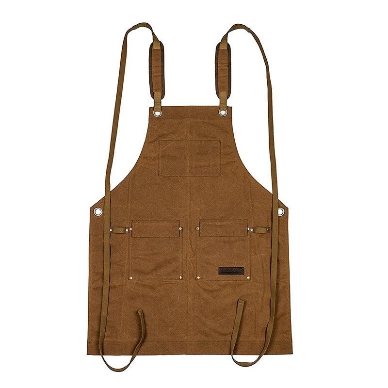 HeavyDuty Canvas Work Apron For Carpenters Electricians Gardeners 4